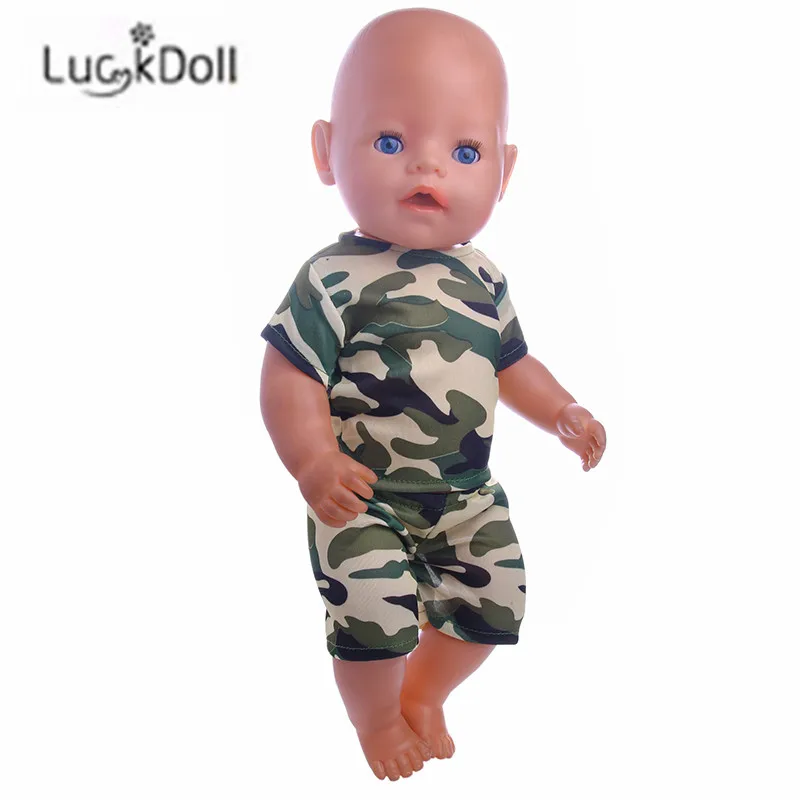 LUCKDOLL стильный стиль 18 дюймов американская кукла 43 см аксессуары для одежды