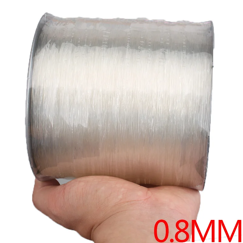 Растягивающаяся веревка длиной 1000 м прозрачная эластичная сделай сам бисер