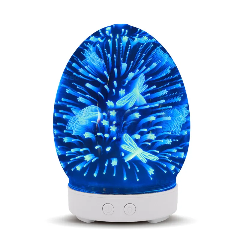 KEBEIER 100ml humidifier air diffuser with 7 colors LED lights ultrasonic Purifier cool mist maker fogger for home office | Бытовая