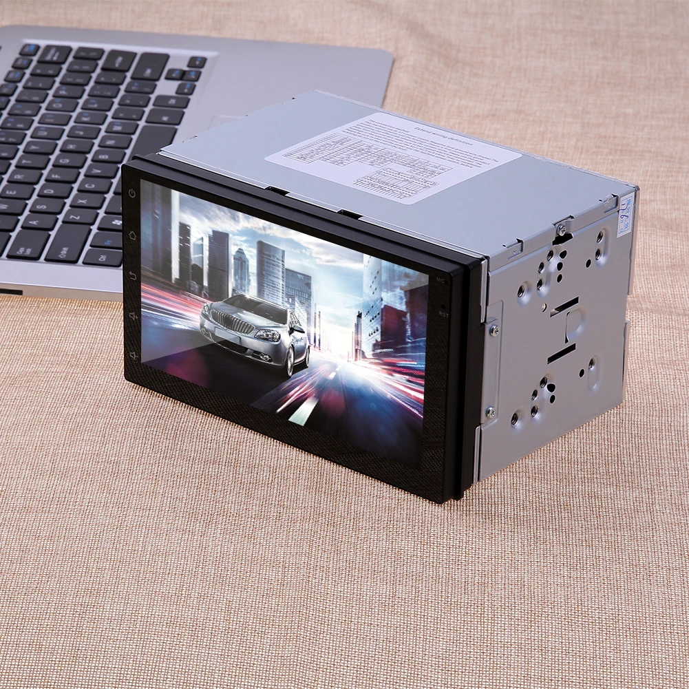 VODOOL 7 дюймов 2 Din Автомобильный dvd плеер автомобильное радио Android 5 1 WIFI GPS навигация