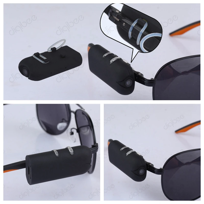 Новая носимая Спортивная камера HD 1080P очки видео рекордер солнцезащитные со съемной камерой мини DV