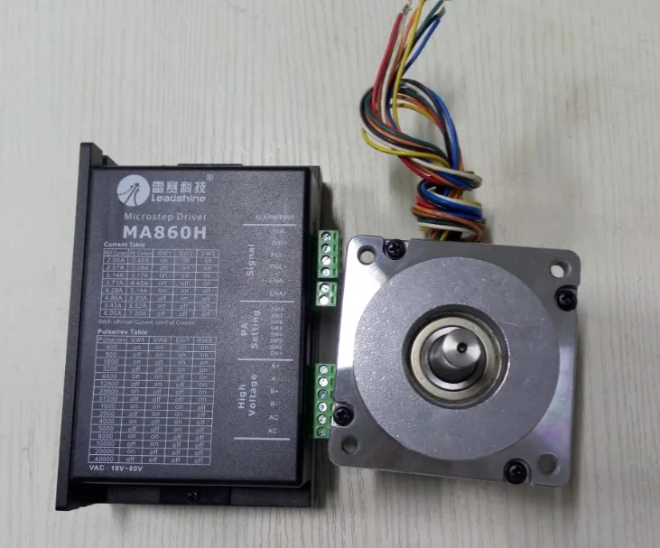 Шаговый двигатель Leadshine DMA860H комплект из 2 шаговых двигателей NEMA 34 крутящий момент