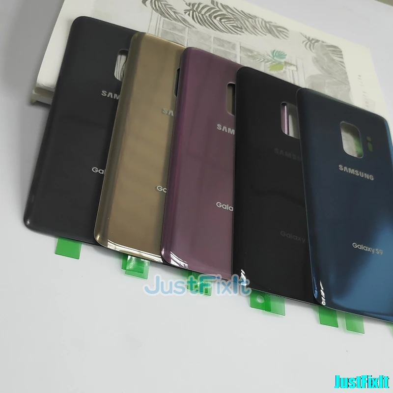 Чехол для SAMSUNG Galaxy S9 S9 plus S9+ G965 G965F G960F G960, задняя крышка для батареи, корпус из заднего стекла, сменная Крышка для батареи