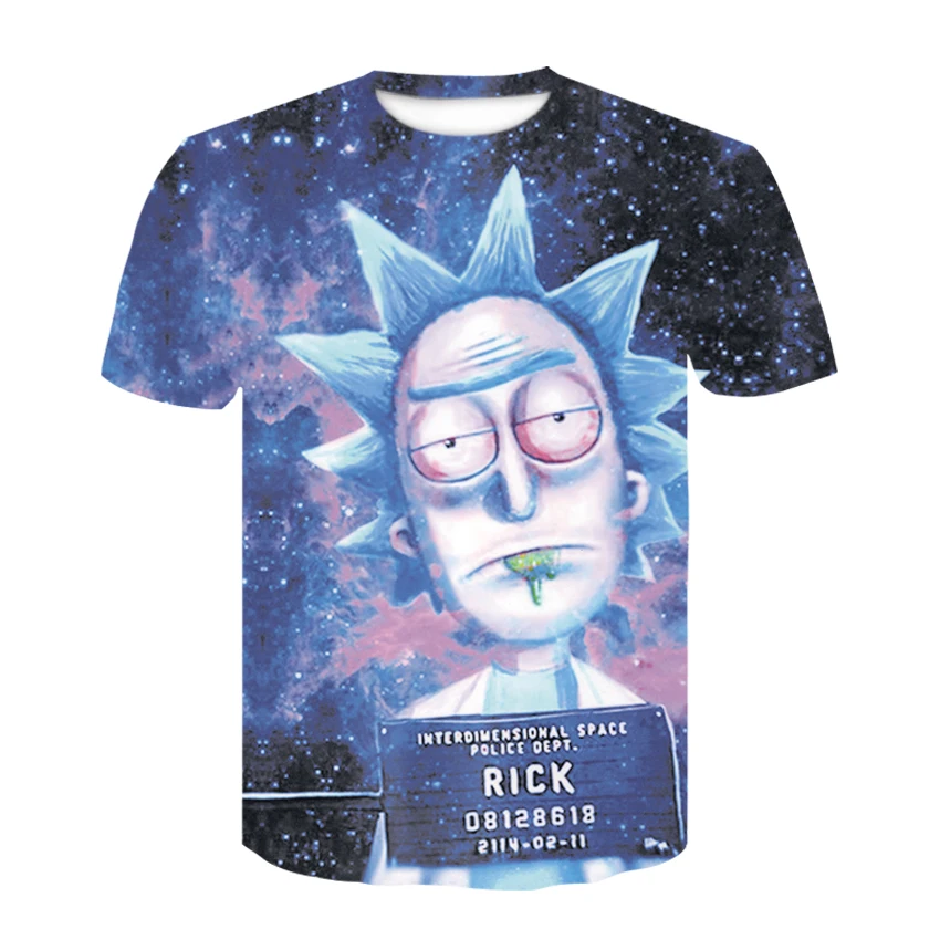 Мужская и женская футболка с 3D принтом Devin Du Повседневная круглым вырезом в стиле