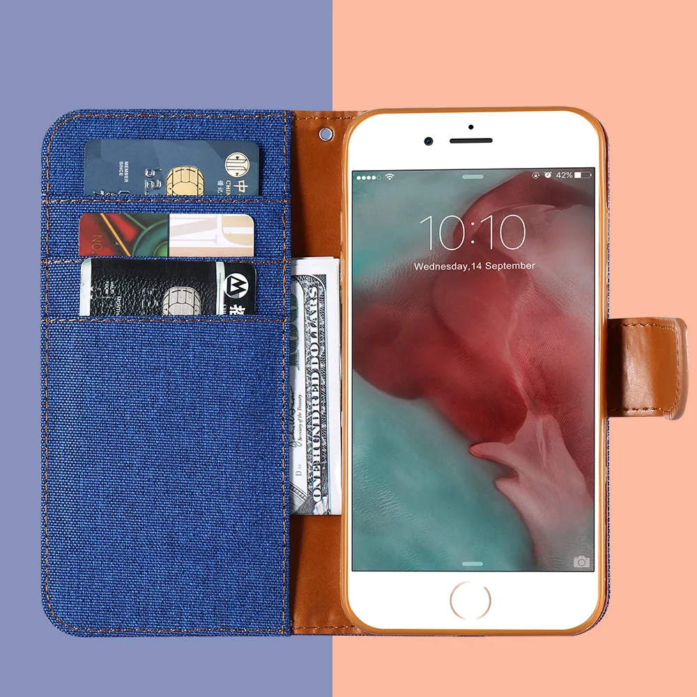 KISSCASE Книга чехол для iPhone 7X6 S плюс Чехол бумажник с отделением карт и рисунком
