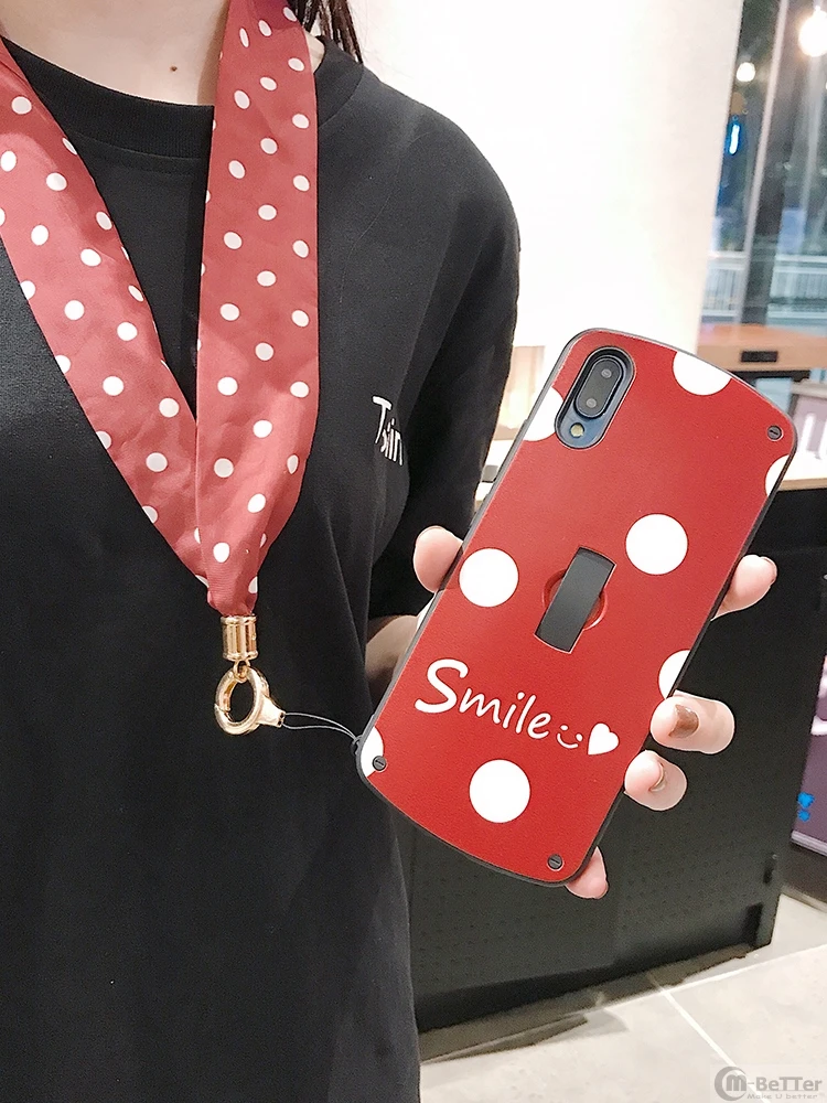 Чехол для телефона iPhone 7/8 plus простой чехол smile ovil X/XS Max XR милый роскошный красный из