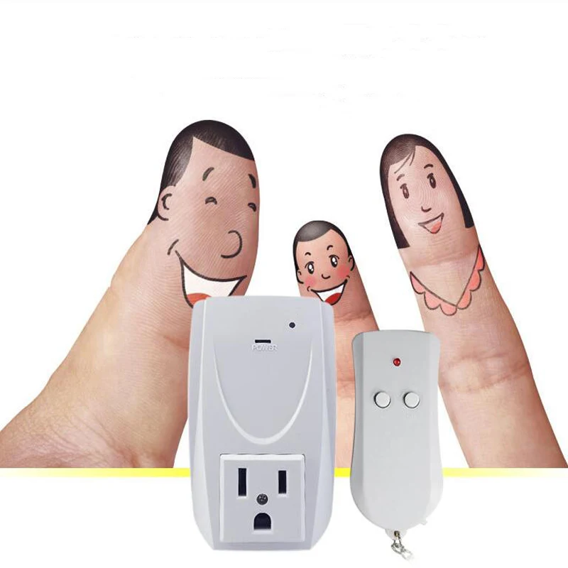 Умные США разъем 1 Беспроводной Дистанционное управление приемник smart Мощность