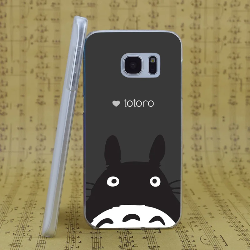 Dream Фокс b4064 Тоторо Smie прекрасный прозрачный жесткий чехол для Samsung Galaxy S 4 5 6 7 8 мини