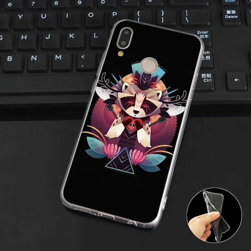 DREAMFOX K088 Ferret в пространстве Мягкие TPU силиконовый чехол для huawei Honor 6A 6C 7X9 10 P20 lite Pro P
