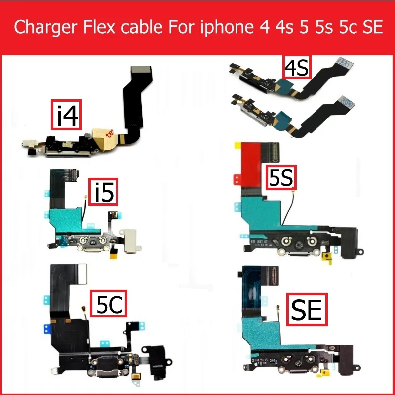 Подлинная USB док станция зарядное устройство гибкий кабель для iPhone 4 4s 5 5s 5C SE