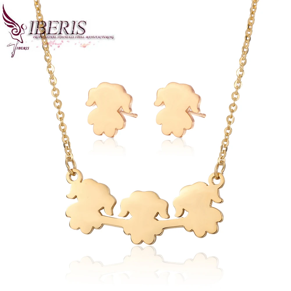 Iberis jewelry fashion little girl set 18K gold plated stainless steel | Украшения и аксессуары