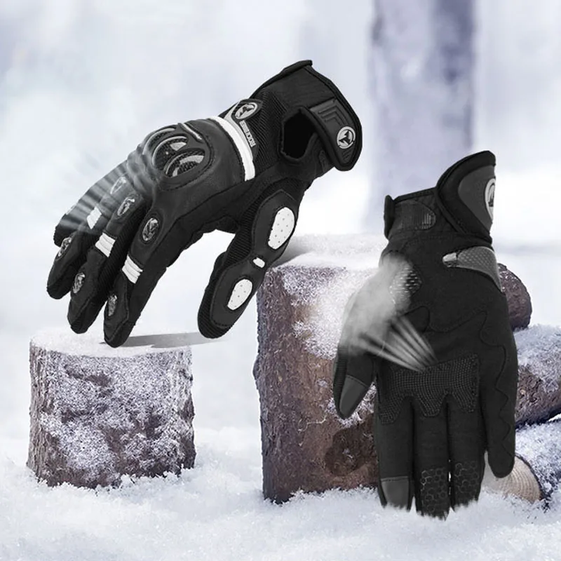 Мотоциклетные перчатки с подогревом для езды на мотоцикле guantes motocicleta