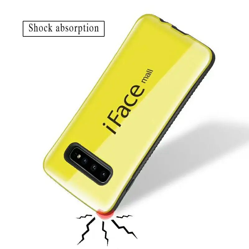 Iface mall для Samsung Galaxy S10 ударопрочный чехол из мягкого ТПУ + ПК жесткий пластиковый Plus
