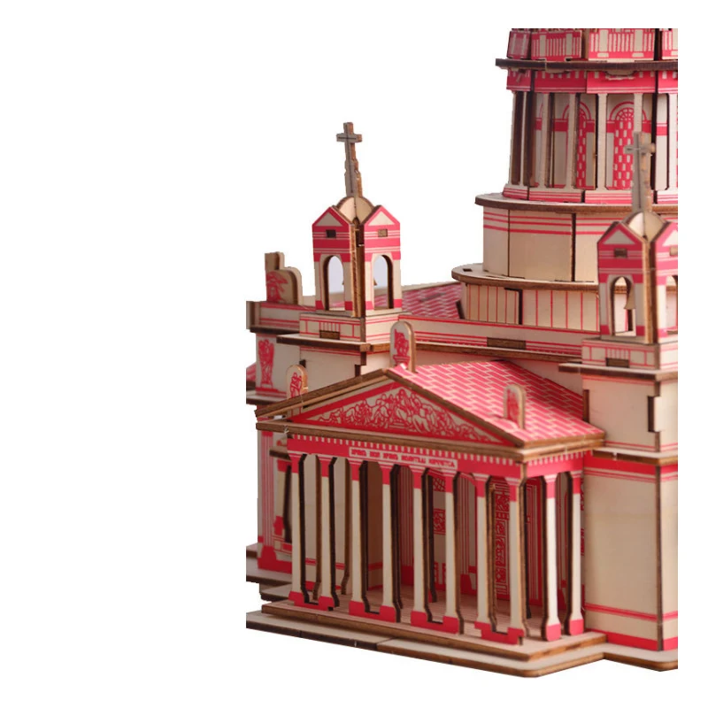 Модель игрушек сделай сам 3D деревянная головоломка Issa Kiev деревянные наборы игра