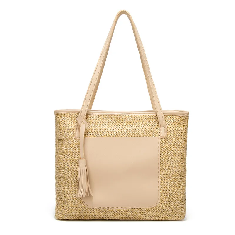 Летняя сумка на плечо с бахромой плетеная Сумка-мешок 2019 | Багаж и сумки