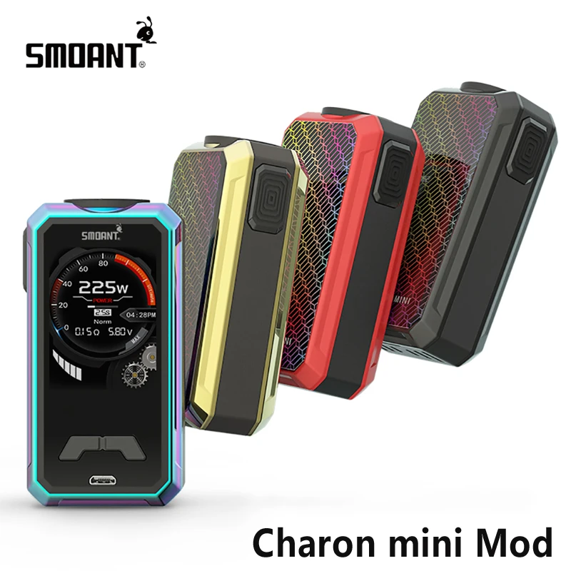 Оригинальный боксмод Smoant Charon Mini 225 Вт с двойным аккумулятором 18650 электронная