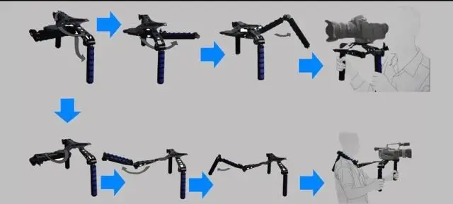Камера DSLR Rig кино комплект плечевое крепление для canon 5D II 7D 60D bh52 | Электроника