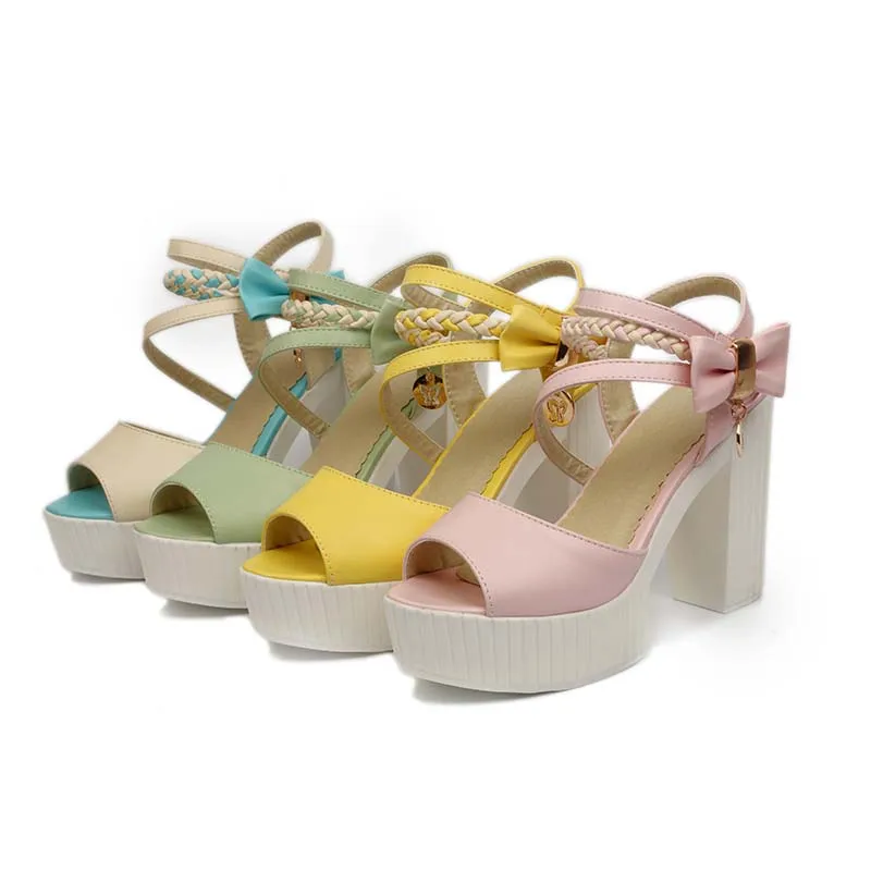 2016 Новое Прибытие Женская Обувь Летом Высокого Качества На Высоких Каблуках