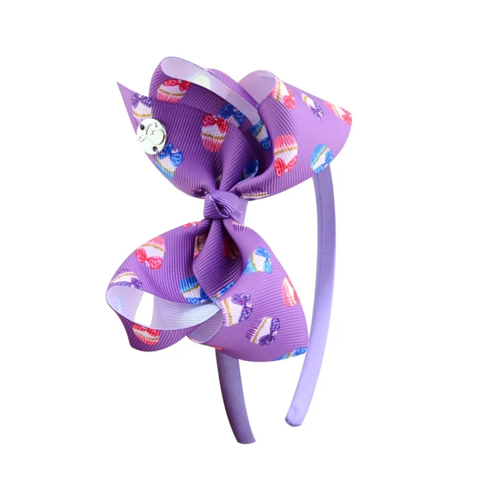 4 inch Kids Bow Unicorn Headbands Children Headwear Photo Props Party Hair Hoop Cute Girls JOJO Hairbands Accessories |