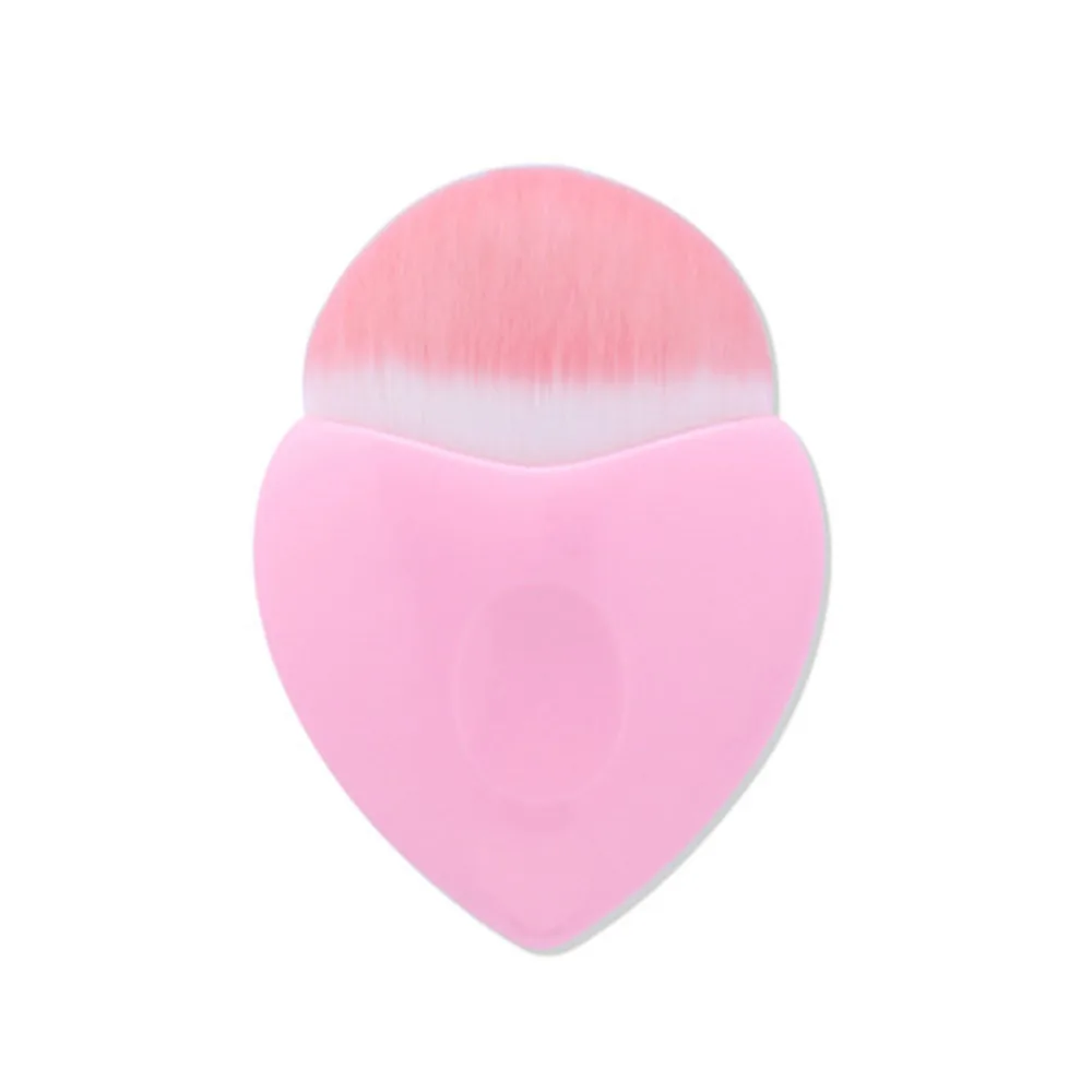Розовые кисти для макияжа в форме сердца русалочки пудры румян основы