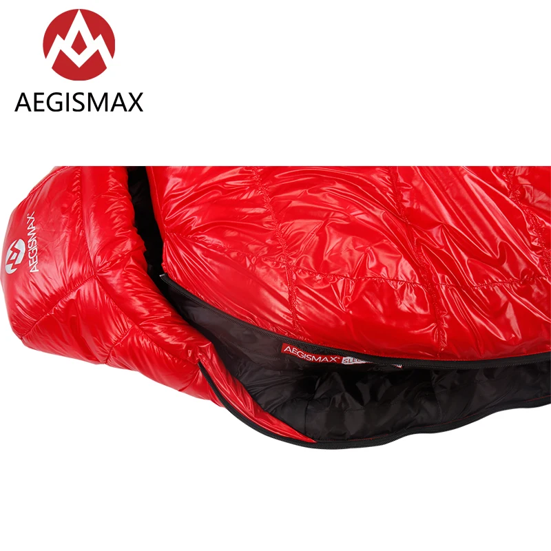 Сверхлегкий спальный мешок Aegismax C500 C700 для походов и кемпинга 90% пуха белой утки