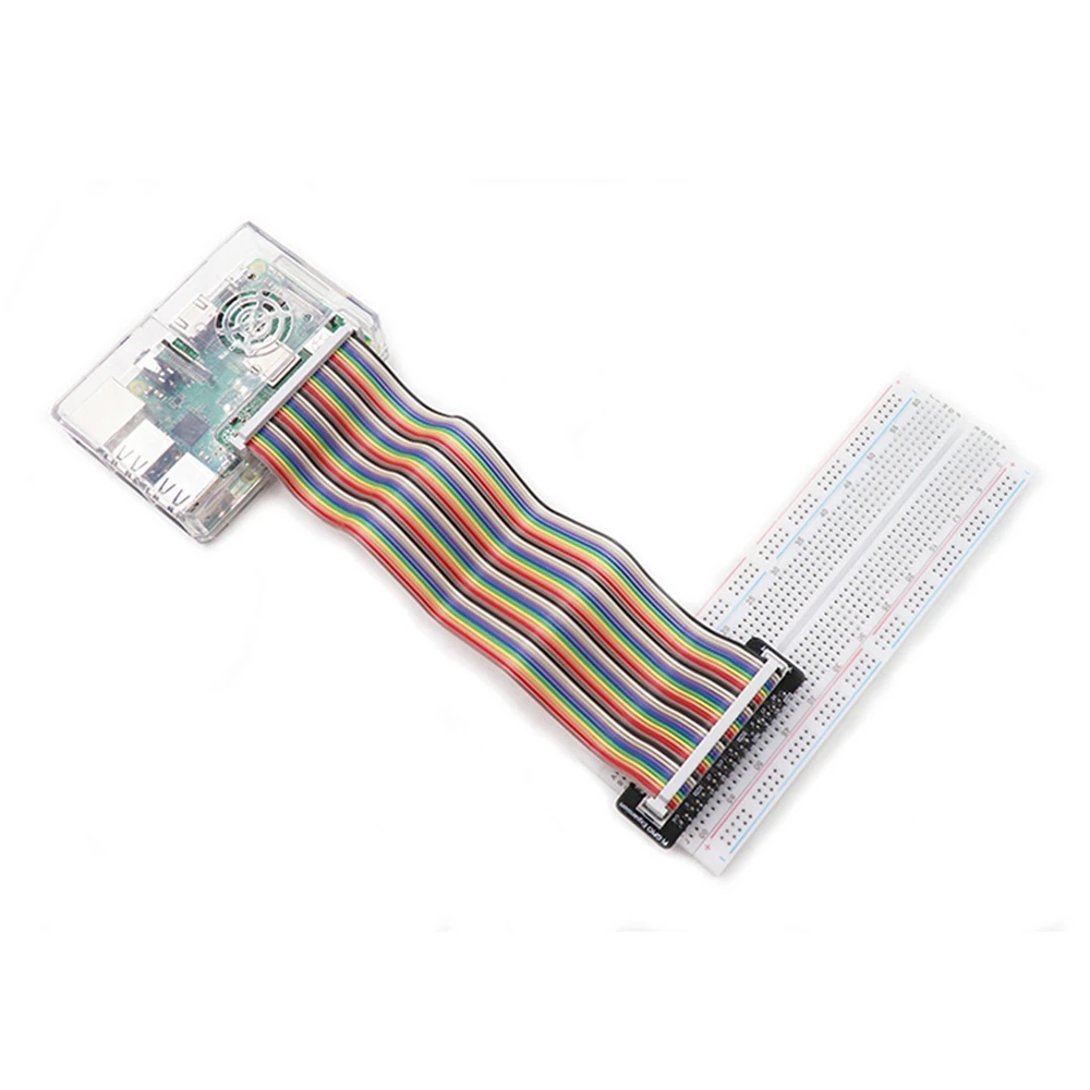 Плата расширения GPIO + кабель для Raspberry Pi 2B/3B/3B +/3A аксессуары игровой консоли модуль