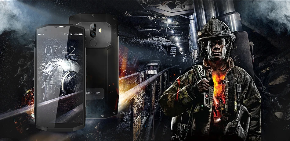 Blackview BV9000 Pro 5," IP68 Водонепроницаемый 6GB 128GB смартфон P25 2,6 GHz 4180mAh отпечаток пальца NFC мобильный телефон