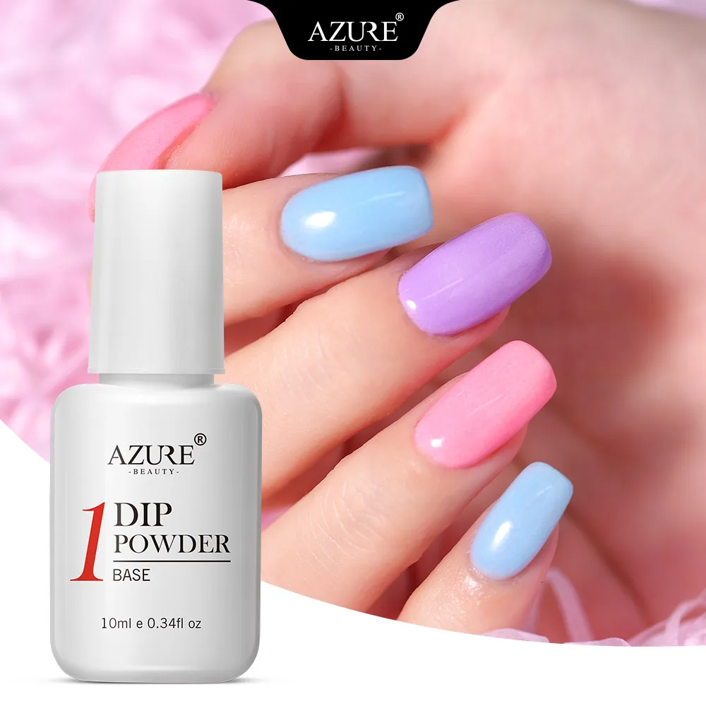Пудра для дизайна ногтей AZURE BEAUTY 9 шт./лот градиентный порошок основа гелевый Топ