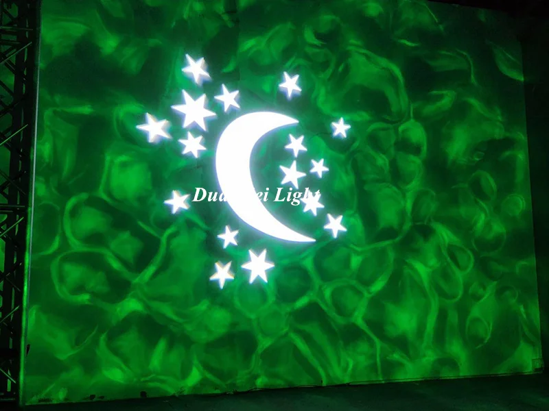 2pcs outdoor projector light 200W led spot lyre 4 facet prism gobo lightings | Лампы и освещение