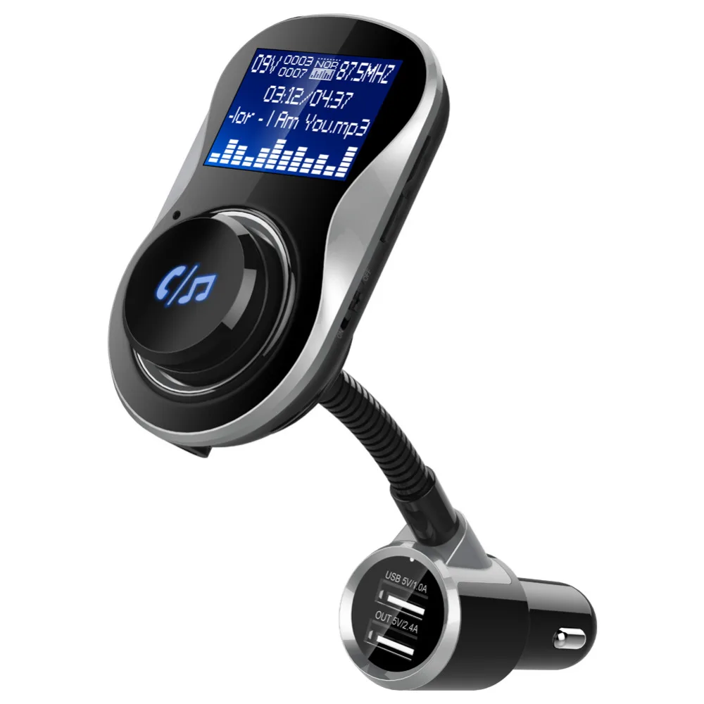 FM модулятор беспроводной громкой связи говорящий Автомобильный MP3 плеер с TF/U