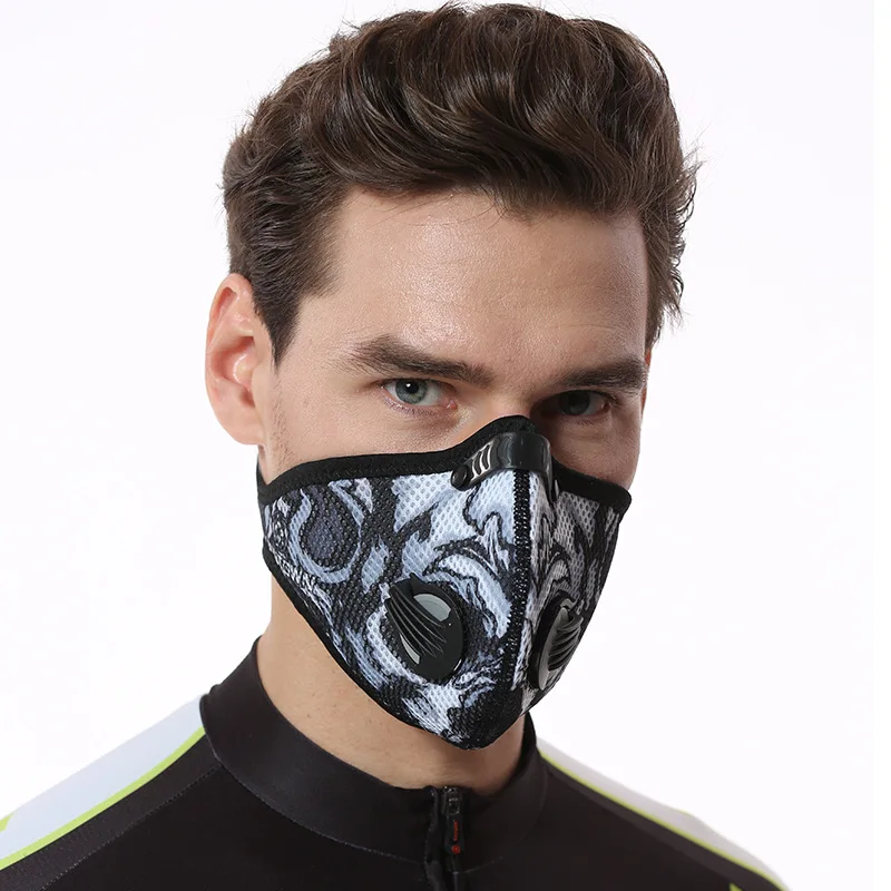 XINTOW Cycling Mask With Air Filter Sport Face Training Bicycle Running Jogging Facemask Anti Pollution Half | Спорт и развлечения