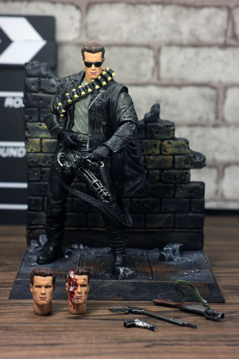 Экшн фигурка NECA Terminator 2: холодный день экшн из ПВХ Коллекционная модель игрушки в