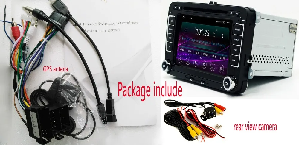 Автомобильный DVD плеер 2Din для VW Android Volkswagen Passat Tiguan Golf Polo Octavia автомобильное радио