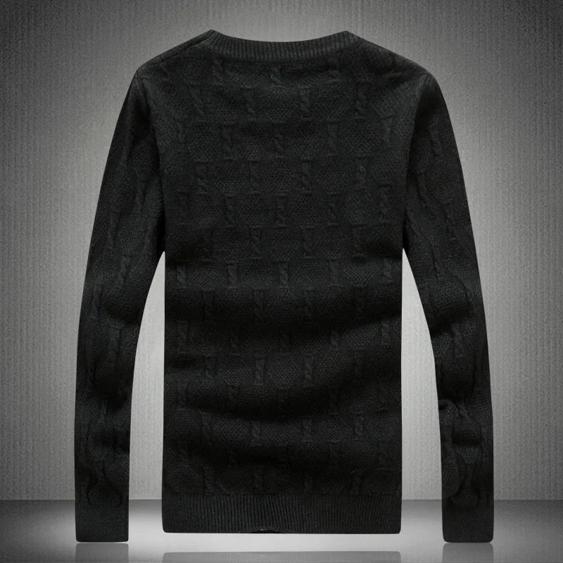 Новые свитера для мужчин 2018 Повседневный мягкий свитер плюс размер M 5XL мужской