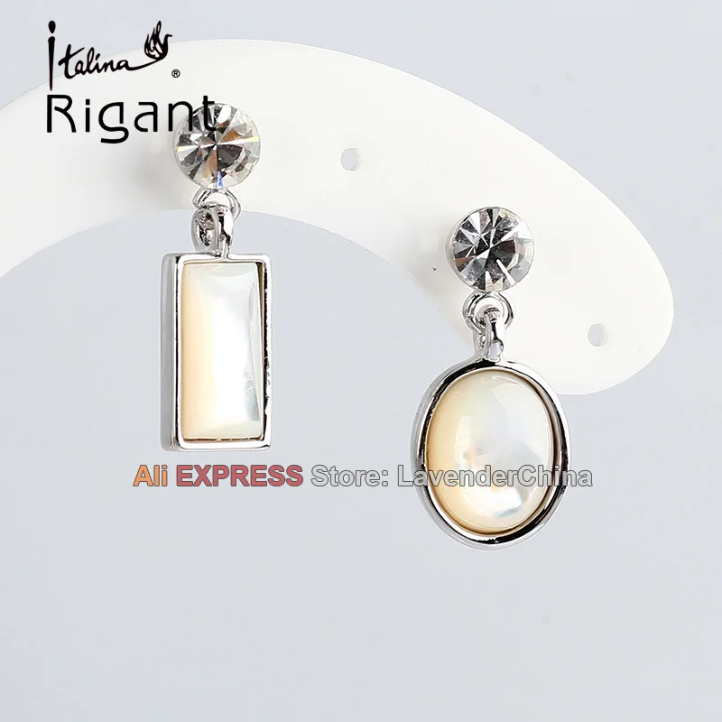 A1-e090 Italina Rigant со стразами падение опал Длинные висячие серьги 18kgp кристалл |