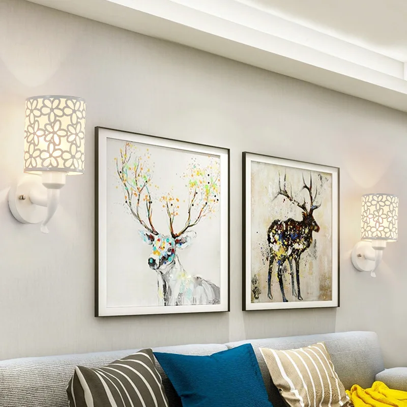 Modern Wall Light Fixture E27 Sconce Lamp for Bedroom Bed Headboard Corridor Entrance Hall Stairs Pathway Home House Decor | Лампы и