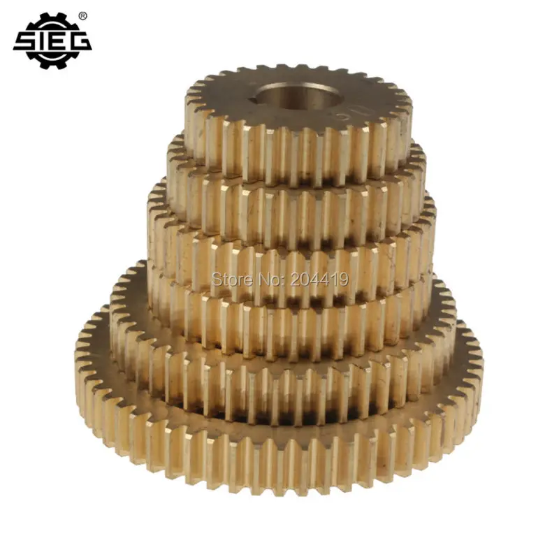 Бесплатная доставка!/Φ 6 шт набор медных зубчатых редукторов/SIEG C2/C3 металлических