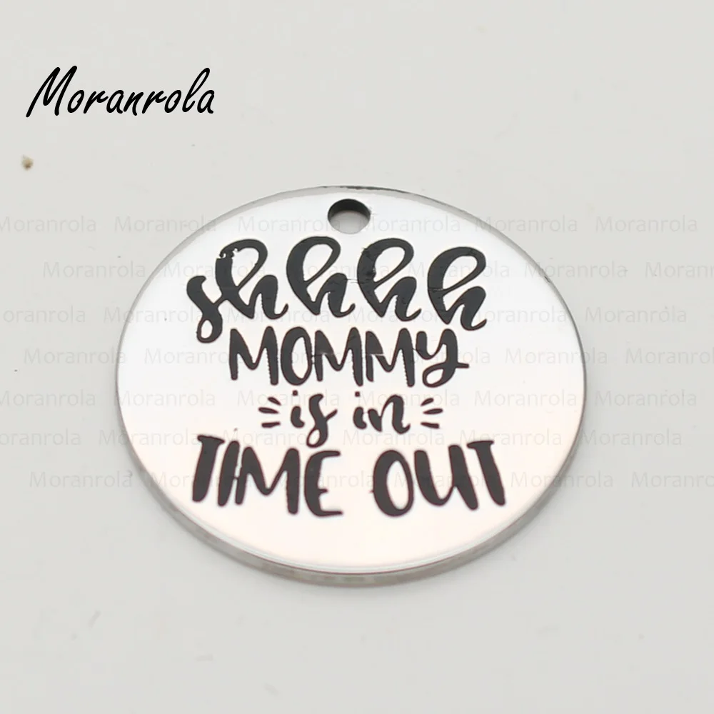 Новое поступление медный Брелок Shhhhh mommy is in time out ожерелье мамы на день матери