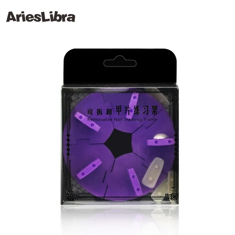 Подставка для кончиков arislibra практики использования гель лака УФ накладные