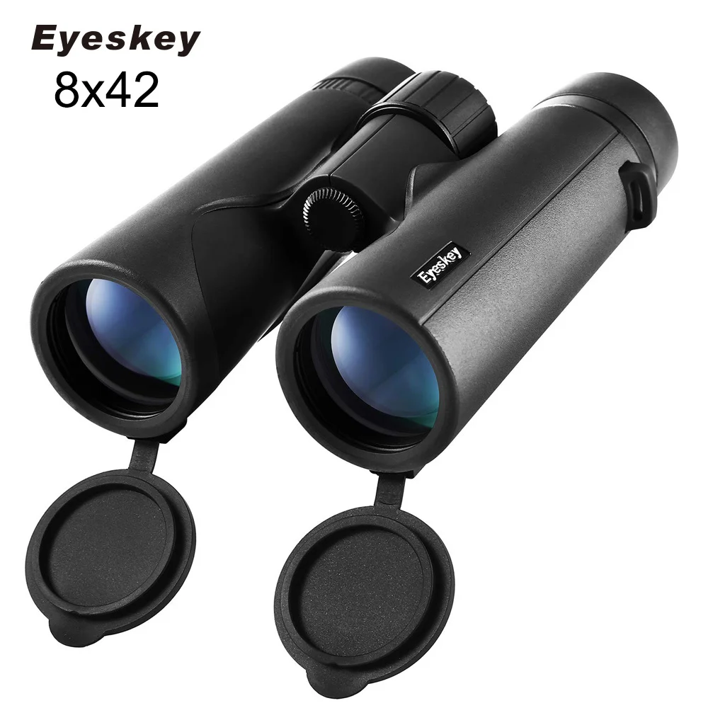 Бинокль Eyeskey 8x42 IPX7 водонепроницаемый оптика Призма Bak4 мощный телескоп для