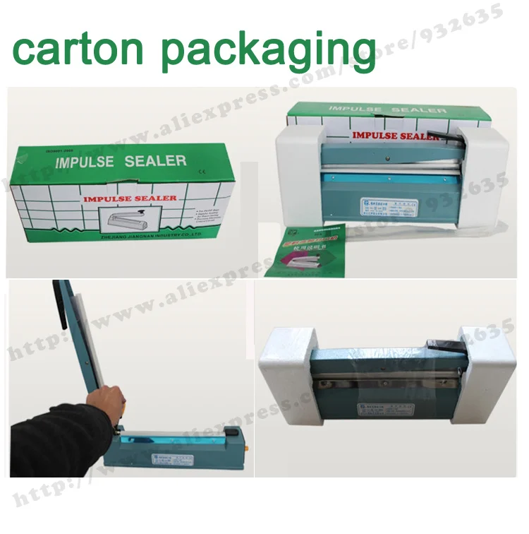 Хорошее качество все материалы термоуплотнительная машина 12 дюймов/300 мм длина и