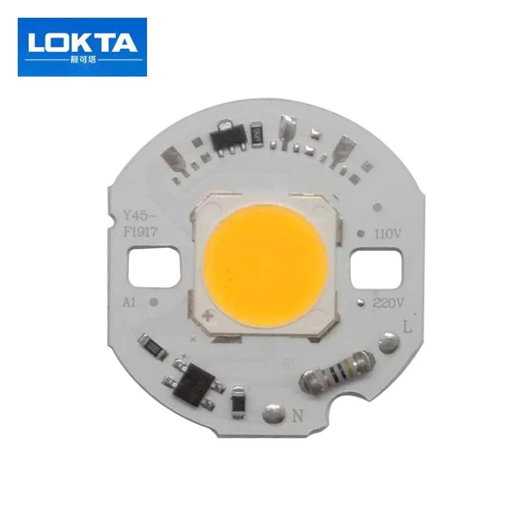 10 шт./лот светодиодный фонарик чип Вт 12 15 реального мощность 220 В вход Smart IC DIY для