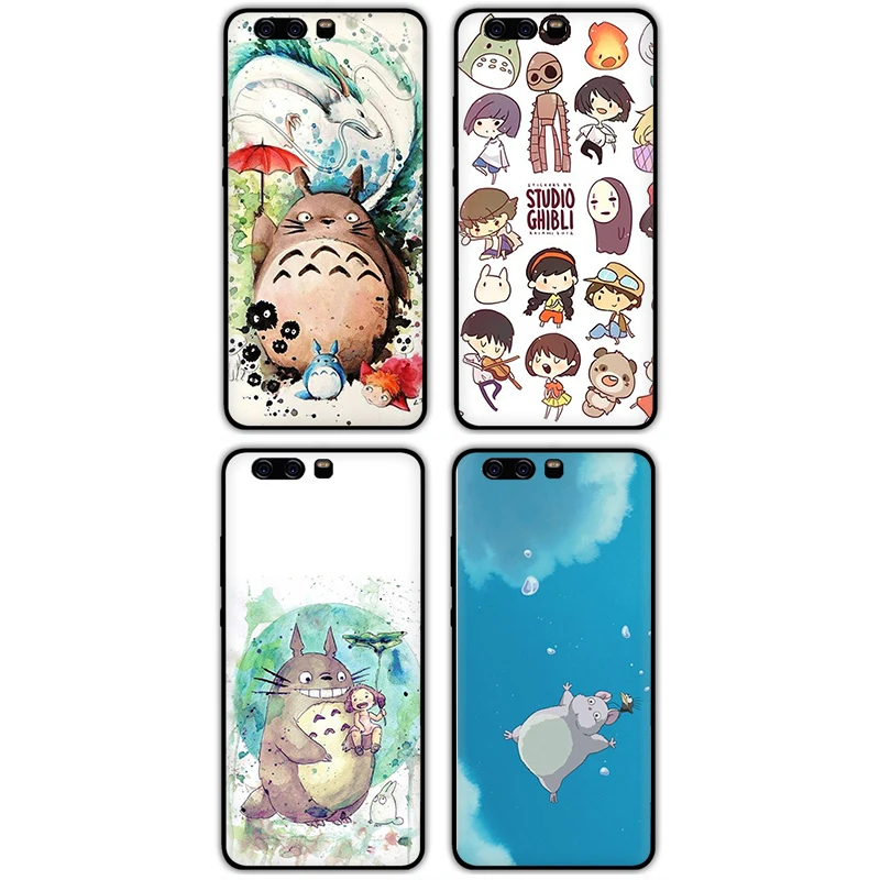 Чехол s Studio Ghibli унесенный призраками Тоторо Мягкий силиконовый чехол для телефона huawei P8 P9 P10 P20 P30 Pro Lite Mini P Smart Z Plus
