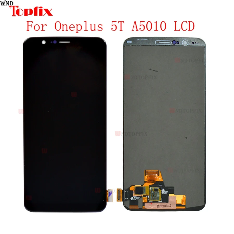 Testado para Oneplus Quadro com Ferramentas Screen Display Toque Digitador Assembléia 2160*1080 100% 5t A5010 Lcd