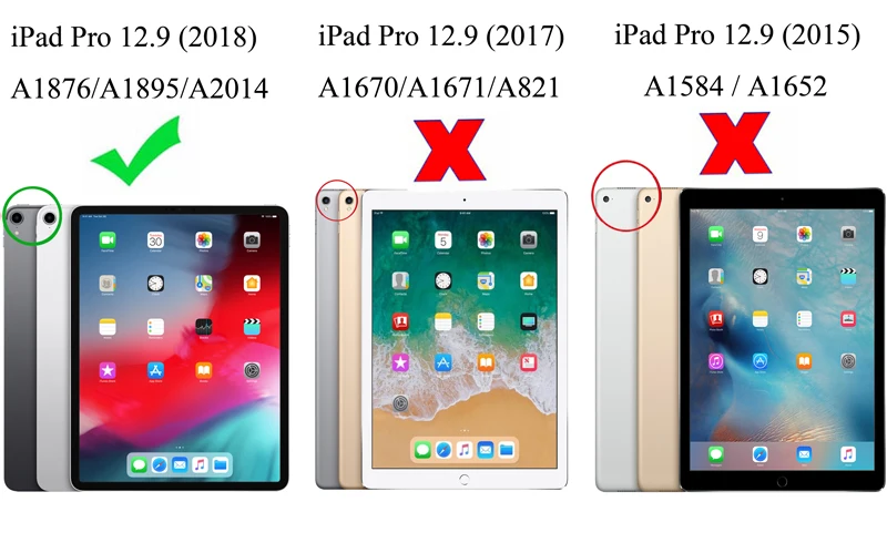 Модный милый чехол для iPad Pro 12 9 (2018) с держателем ручки защитный A1876 A1895 A2014 |
