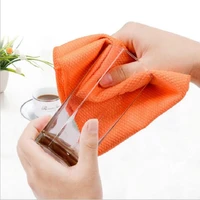 3pc super absorbent microfiber kitchen dish cloth high efficiency tableware household cleaning towel tools gadgets accessories