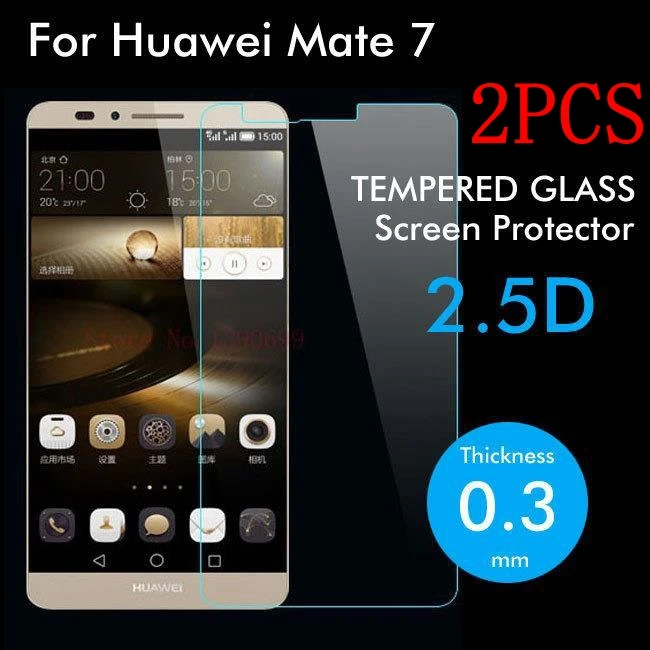 Оригинальное закаленное стекло для Huawei Ascend Mate 7 2 шт. защитная пленка экрана