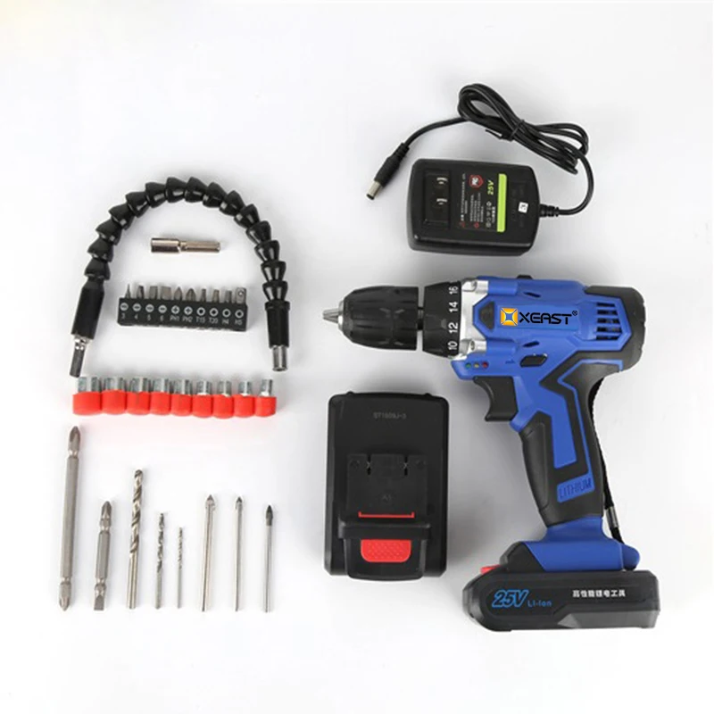 

XEAST 25V Cordless high power electric drill electric screwdriver super durable multifunctional electric tool