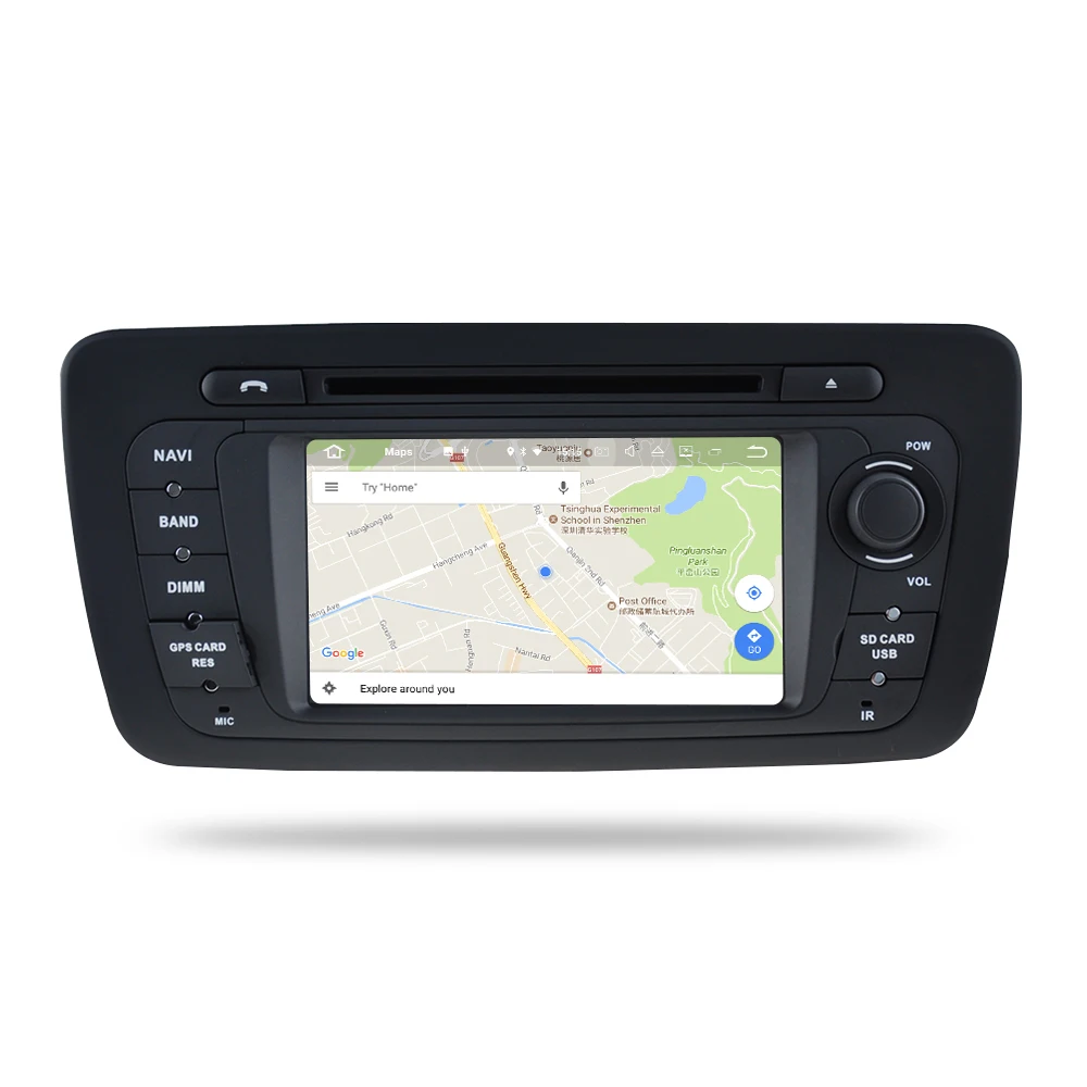 Android 7 1 Автомобильный DVD стерео плеер gps ГЛОНАСС навигации мультимедиа для Seat Ibiza