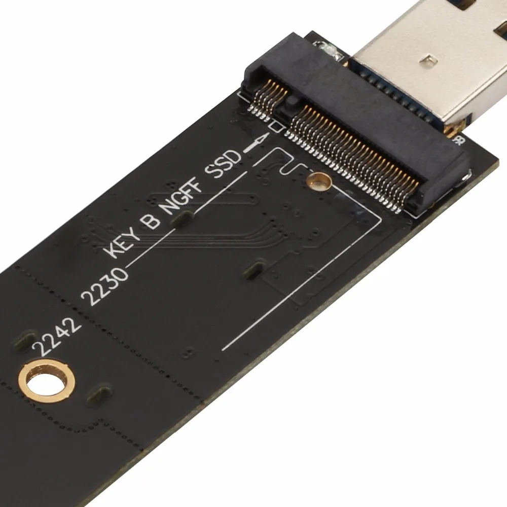DZLST конвертер адаптер чехол NGFF M.2 SATA к USB 3,0 SSD Внешний корпус чехол для хранения поддержка 2230/2242/2260/2280